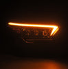 AlphaRex NOVA-Series LED Projector Headlights Alpha Black W/ Activation Light & Sequential Signal & DRL For 2024+ Toyota Tacoma