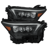 AlphaRex NOVA-Series LED Projector Headlights Black W/ Activation Light & Sequential Signal & DRL For 2023+ Toyota Tacoma