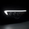 AlphaRex NOVA-Series LED Projector Headlights Black W/ Activation Light & Sequential Signal & DRL For 2023+ Toyota Tacoma