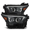 AlphaRex LUXX-Series LED Projector Headlights Black W/ Activation Light & Sequential Signal & DRL For 2023-2024 Toyota Tacoma