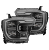 AlphaRex NOVA-Series LED Projector Headlights Black W/ Activation Light & Sequential Signal For 2024-2026 Ford Ranger