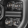 AlphaRex NOVA-Series LED Projector Headlights Black W/ Activation Light & Sequential Signal For 2024-2026 Ford Ranger