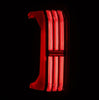 AlphaRex NOVA-Series Prismatic LED Tail Lights Black For 2024-2025 Toyota Tacoma