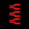 AlphaRex LUXX-Series LED Tail Lights Black For 2025 Dodge Ram 1500