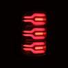 AlphaRex LED Tail Lights Black Red For 2025 Dodge Ram 1500