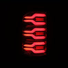 AlphaRex LED Tail Lights Black Red For 2025 Dodge Ram 1500