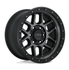 (4) 20x9 KMC KM544 Mesa Satin Black/Gray Wheels 6X135 +18MM For 2004-2026 Ford F-150