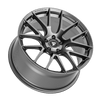 Fittipaldi (4) 360G 20X8.5 5X4.50 +38 HB 73.1 Gloss Graphite Aluminum Wheels