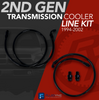 Fluidyne Transmission Cooler Line Kit For 1994-2002 Dodge Ram 2500/3500 5.9L Cummins