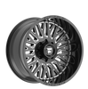 Fittipaldi (4) FA07 20X12 8X6.50 -44 Gloss Black Milled Aluminum Alloy Wheels