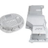 PPE Raw Deep Oil Pan & Rear Differential Cover For 20-24 GMC/Chevy 3.0L Duramax