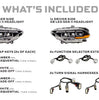 Morimoto XB LED Headlights w/ White or Amber DRL For 2018-2023 Ford Mustang