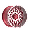Fittipaldi (4) 26X12 8X170 Gloss Red Machined Wheels For 99-26 Ford F-250 F-350