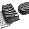 PPE Brushed Deep Transmission Pan & Rear Diff Cover For 20-24 GM 3.0L Duramax