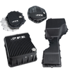 PPE Black Deep Transmission/Oil Pan/Front & Rear Diff Cover For 2017-2019 GM 6.6L Duramax