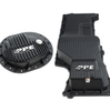 PPE Black Deep Oil Pan & Rear Differential Cover For 2020-2024 GM 3.0L Duramax