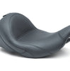 Mustang Lowdown Touring Solo Seat w/ Driver Backrest For 08-21 Harley-Davidson