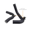 Mishimoto Black Hot/Cold Side Intercooler Pipe Kit For 19-24 VW GTI & Audi A3/TT
