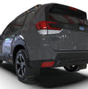Rally Armor Black Mud Flaps w/ Wild Orange Logo For 2022-2024 Subaru Forester & Wilderness