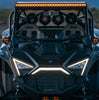 Rigid Industries 360-Series A-Pillar Amber Light Kit For 2017-2025 Polaris RZR Pro/Turbo R