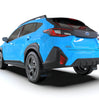 Rally Armor Black UR Mud Flaps w/ Light Blue Logo For 2024-2026 Subaru Crosstrek