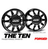 Dually Wheels The Ten Forged 20x8.25 8x165 Black/Mill 94-18 Dodge Ram 3500 92-10 Silverado/Sierra 3500 87-97 Ford F-350 DDC Wheels