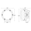 Rigid Industries 360-Series PRO SAE Selective Yellow Fog Lights (Pair) Universal