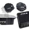 PPE Black Deep Transmission/Oil Pan/Rear & Front Diff Cover For 11-16 GM 6.6L Duramax