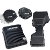 PPE Black Transmission/Oil Pan/Front & Rear Diff Cover For 17-19 GM 6.6L Duramax