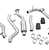 AWE 0FG Cat-Back Exhaust w/ 4.5” Black Tips - Bashguard For 21–25 Ford Bronco