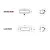 Rigid Industries SR-Q Series PRO Spot Surface Mount LED Lights (Pair) Universal