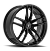Fittipaldi (4) 361B 20X8.5 5X112 +35 HB 66.6 Gloss Black Aluminum Alloy Wheels