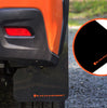 Rally Armor Black UR Mud Flaps w/ Orange Logo For 2013-2017 Subaru Crosstrek XV