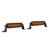 Rigid Industries SR-Series SAE 6 Inch Universal LED Light Bars w/ Amber Pro Lens