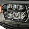 AlphaRex LUXX-Series Alpha Black LED Crystal Headlights For 2005-2011 Toyota Tacoma