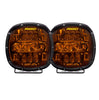 Rigid Industries Adapt XP Spot Universal LED Light Pods w/ Amber PRO Lens (Pair)