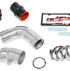 HPS Polished Cold Side Intercooler Charge Pipe Kit For 2017-2020 GM 2500HD/3500HD 6.6L L5P Duramax