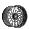 Fittipaldi (4) 22X12 8X6.5 Gloss Black Milled Wheels For 1953-2010 GM Ford Dodge