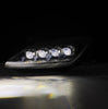 AlphaRex Black NOVA-Series LED Projector Headlights For 1999-2009 Honda S2000