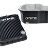 PPE Black Standard Transmission & High Capacity Oil Pan For 11-16 GM 6.6L Duramax