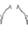 Flowmaster 2.5" Pre-Bent Steel Tailpipes For 1987-1993 Ford Mustang GT 5.0L
