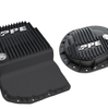 PPE Black Transmission Pan & Rear Differential Cover For 14-21 GMC/Chevy 1500