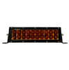 Rigid Industries E-Series 10 Inch Spot Universal LED Light Bar w/ Amber PRO Lens