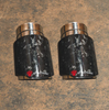 Valvetronic Designs 3.0/76mm Forged Carbon Fiber Exhaust Tips - Universal