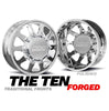 Dually Wheels The Ten Forged 20x8.25 8x165 Polished 94-18 Dodge Ram 3500 92-10 Silverado/Sierra 3500 87-97 Ford F-350 DDC Wheels