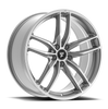 Fittipaldi (4) 361S 18X8 5X120 +30 HB 74.1 Gloss Silver Aluminum Alloy Wheels