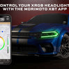 Morimoto XRGB LED Headlights w/ Multicolor DRL For 2015-2023 Dodge Charger