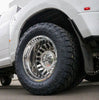Dually Wheel Kit 94-18 RAM 92-10 GM Aftermath Polished 20X8.25 8X165 12.50 Tire