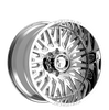 Fittipaldi (4) Alpha Series FA07 22X12 8X170 -44 Mirror Coat Aluminum Wheels