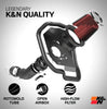 K&N Cold Air Intake System w/ Oiled Filter For 07-10 GM 2500/3500 6.6L Duramax